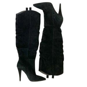Raye River Boot in Black Suede